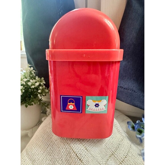 Vintage Sanrio Hello Kitty Desk Tin Trash Bin - Picture 6 of 9